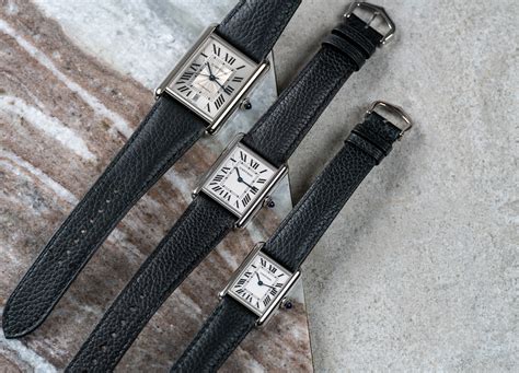 straps for cartier tank|cartier tank must replacement strap.